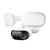 A white floodlight security camera with a black camera lens is shown against a white background. Produktbild-Vorschau