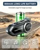 Motorrad Bluetooth Headset,Helm Kommunikationssystem,Motorrad Gegensprechanlage,Motorrad Intercom Produktbild-Vorschau