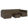 The Living Store 2-tlg. Garten-Lounge-Set mit Kissen Braun Produktbild-Vorschau 7