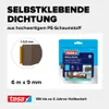 TESA 05559-101, Seal foam, Braun, 6m Produktbild-Vorschau 2