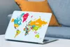 MuchoWow® Laptop Aufkleber Sticker Cover Weltkarte - Farben Produktbild-Vorschau 4