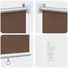 Venkovní roletová žaluzie 90 % blokování UV Taupe 400 x 140 Náhled obrázku produktu 5