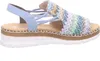 Rieker Damen Sandalette Blau/Bunt Voir les images du produit 28
