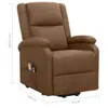 vidaXL Massagesessel mit Aufstehhilfe Braun Stoff Produktbild-Vorschau 9