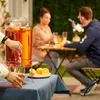 Dozownik napojów Relaxdays z podstawką, pojemnik na napoje Podgląd zdjęcia produktu 3
