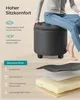 SONGMICS Sitzhocker rund, Fußhocker mit Stauraum, Produktbild-Vorschau 3