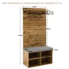 A diagram of a hallway furniture set with dimensions. Anteprima dell’immagine prodotto