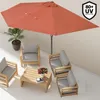 Kingsleeve Ombrellone Mezzaluna a Parete Ø2,7m con Anteprima dell’immagine prodotto 9