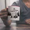 Camping Queen Kaffeebecher Rot mit wunderschönen Produktbild-Vorschau 6