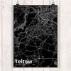 Mr. & Mrs. Panda Bild Teltow DIN A5 - Geschenk, Kunstdruck, Produktbild-Vorschau 2