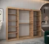 Schwebetürenschrank MILANA – Breite 250 cm, Eiche Artisan / Produktbild-Vorschau 2