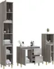 vidaXL Set di mobili da bagno 3 pezzi grigio Sonoma in Anteprima dell’immagine prodotto 4