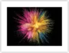 Poster - Poster ohne Rahmen - Bunt Staub Explosion - 40x30 Produktbild-Vorschau 1