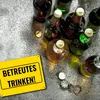 Metallschild XL in 21x28 cm mit Alkohol-Spruch Betreutes Produktbild-Vorschau 5