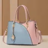 OKWISH Damen Leder Handtasche, Umhängetasche mit Henkel, Produktbild-Vorschau 3