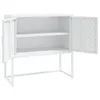 Buffet blanc 75x35x75 cm acier Voir les images du produit 4