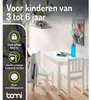 Bomi Amy Kindertafel met 2 Stoeltjes HoutWit - Massief Productafbeelding-voorbeeld 3