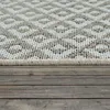 In- & Outdoor Flachgewebe Teppich Geometrisch Skandi Rauten Produktbild-Vorschau 3