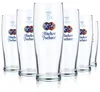 6x Hacker Pschorr Bier Glas Gläser 0,3l Becher Sahm blaues Produktbild-Vorschau 5