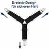 8x verstellbare Bettlakenspanner mit Metallclips, H0525 Produktbild-Vorschau 3
