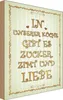 vianmo Holzschild 30x20 cm in unserer Küche gibt es Zucker Produktbild-Vorschau 1