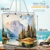 VOID Berge Landschaft Malerei Strandtasche Shopper Produktbild-Vorschau 2