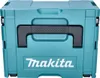 A teal Makita Makpac storage case with a black handle is shown against a white background. Podgląd zdjęcia produktu