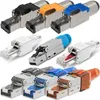 CAT8 CAT8.1 CAT7 CAT6A CAT6 Netzwerk Stecker RJ45 Produktbild-Vorschau 1