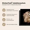 KitchenYeah© Herdabdeckplatte Eule - Vogel - Schwarz , Produktbild-Vorschau 6
