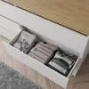 Komoda - 119x77x34 cm - biela s dubovými prvkami Torro - 6 Náhľad obrázku produktu 4