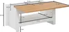 Couchtisch FineBuy Wohnzimmertisch Weiß 85x47x42cm Produktbild-Vorschau 3