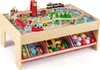 GOPLUS 94 Spielzeugteile Kleinkind Eisenbahn Set, Produktbild-Vorschau 1