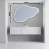 Unregelmäßiger asymmetrischer Spiegel mit LED Beleuchtung Produktbild-Vorschau 2