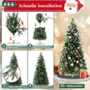 XINZI 180cm umělý vánoční stromek (PVC/PE) - jedle Náhled obrázku produktu 3
