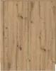 A close-up view of two cabinet doors with a wood grain texture. Náhled obrázku produktu
