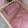 Biancheria letto bambini in mussola 100x135 cm Rosa antico Anteprima dell’immagine prodotto 1