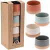 Excellent Houseware Schalen-Set 4 Stück Steingut Produktbild-Vorschau 4