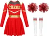 A cheerleading outfit and accessories laid out against a white background. Náhľad obrázku produktu