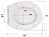 aquaSu® Basic, WC-Sitz in Weiß, Duroplast Toilettendeckel Produktbild-Vorschau 7