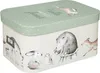 A set of three children's storage boxes with a forest animal theme. Produktbild-Vorschau