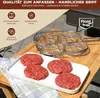 bremermann Support pour griller les burgers pour 4 galettes Voir les images du produit 5