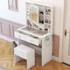 FCH Schminktisch, Hocker, 3-LED Einstellbare Helligkeit, Produktbild-Vorschau 3