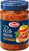 A jar of Barilla Pesto Rustico Verdure Mediterranee on a white background. Produktbild-Vorschau