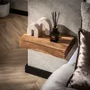 FURNLUX Plateau de table de chevet en acacia 40 cm (2 Voir les images du produit 3