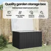 vidaXL Gartenbox Anthrazit 149x99x93 cm Produktbild-Vorschau 5