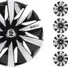 Sparco Radkappen Lazio 15 Zoll ABS schwarz / silber 4er Set Produktbild-Vorschau 6