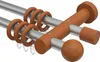 Interdeco Gardinenstange / Vorhangstange Silbergrau / Produktbild-Vorschau 1