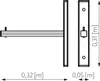 Drabest | Aluminium Wandhalterung für Leitern, 2 Stück, Produktbild-Vorschau 3