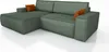 Ecksofa TOR mit Schlaffunktion. Farbe: Winter Moss. Produktbild-Vorschau 9