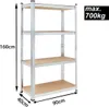 MONZANA® 2x Schwerlastregal 160x90x40cm 1400kg 4 Produktbild-Vorschau 12